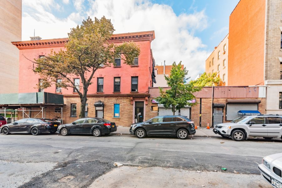 exterior of mixed use building for sale by maltz auctions