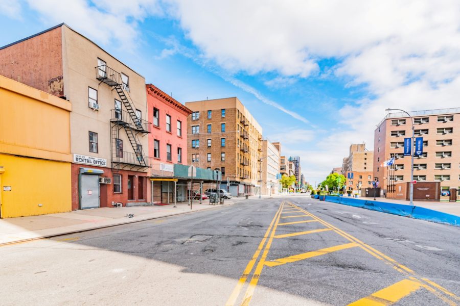 exterior of mixed use building (from the street) for sale by maltz auctions