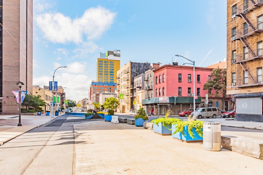 exterior of mixed use building for sale by maltz auctions