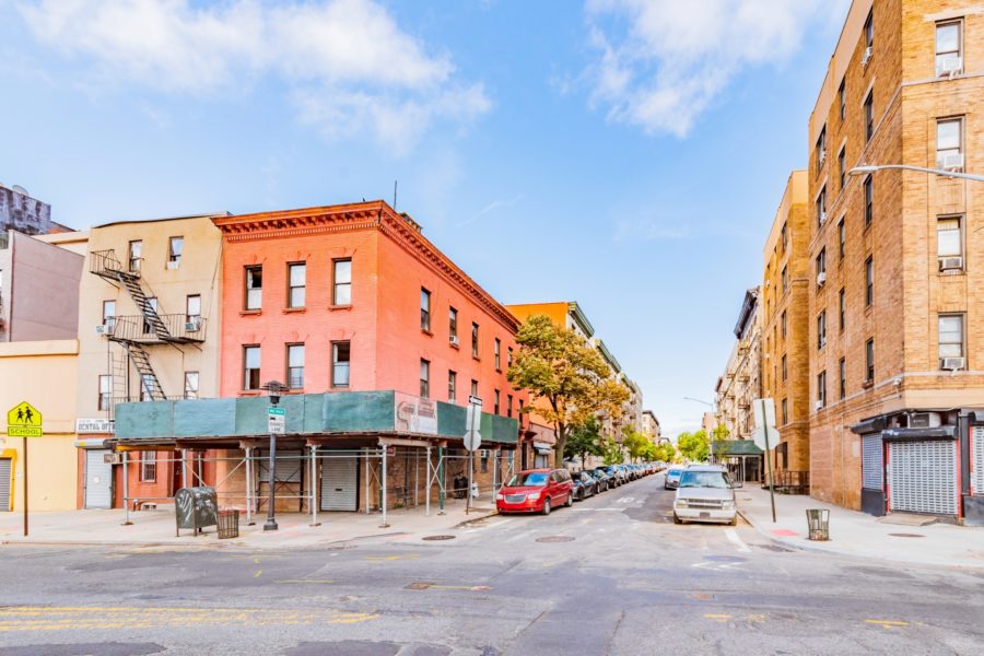 exterior of mixed use building (street view) for sale by maltz auctions