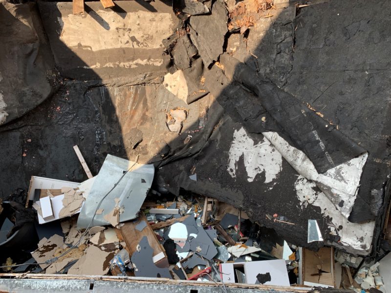 damaged part of mixed use building - for sale by maltz auctions