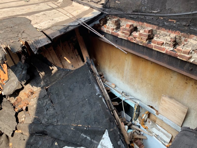 damaged part of mixed use building - for sale by maltz auctions