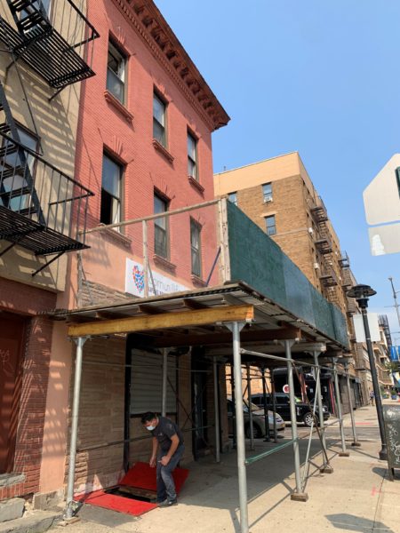 exterior of mixed use building for sale by maltz auctions